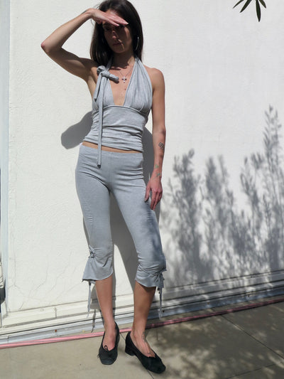 Clarita capri grey-ATH-APOC STORE