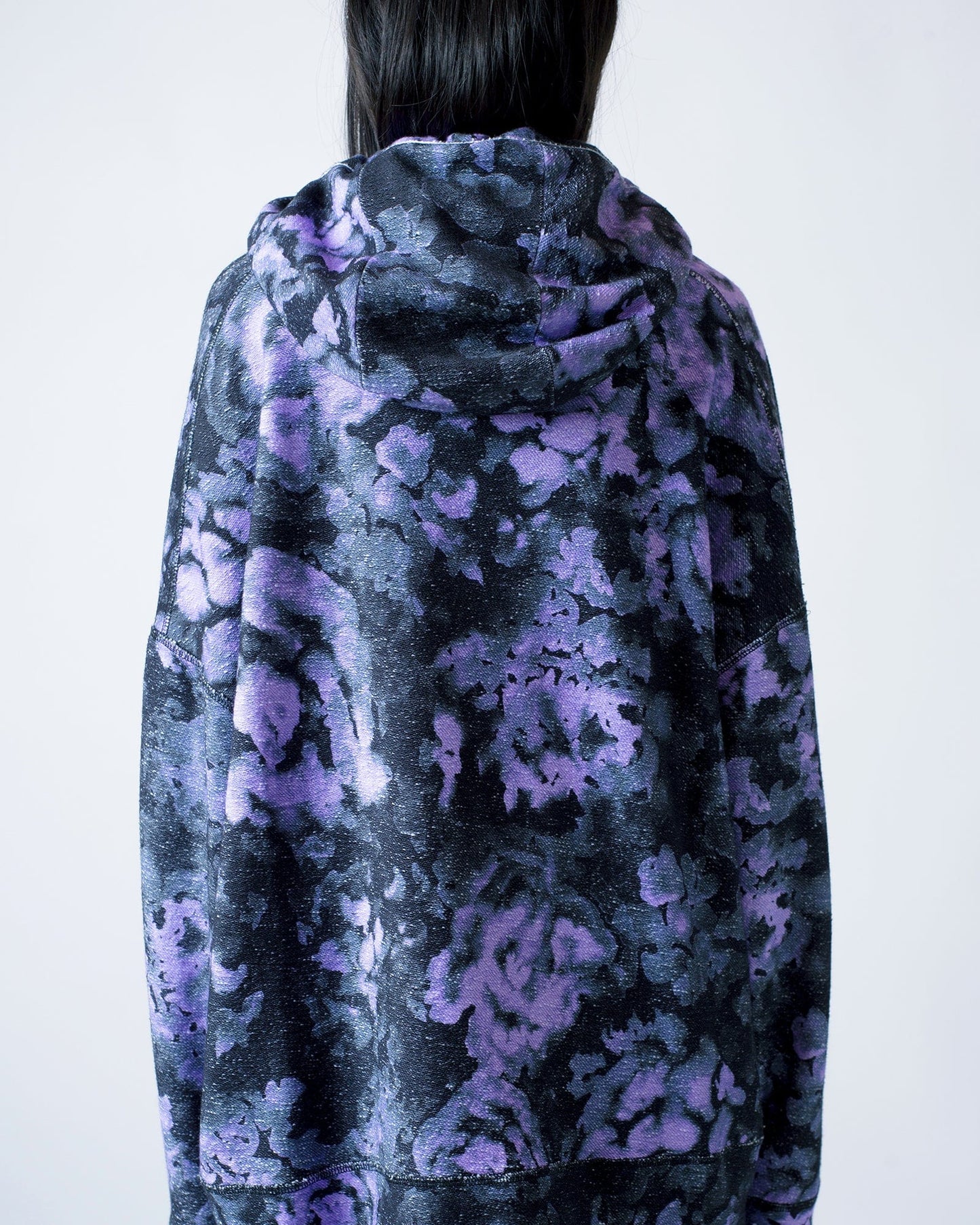 Impressionistic roses" hoodie-KAWAkEY-APOC STORE