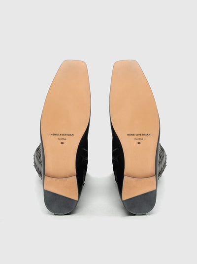 Leather Boots-Nensi Avetisian-APOC STORE
