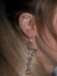 Glass Earrings 0023-Rain and Rivers-APOC STORE