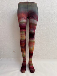 Border Green line tights-Stau Heidemarie-APOC STORE