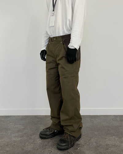 UTILITY ORGANZA POCKET PANTS BROWN-EGNARTS-APOC STORE