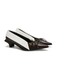 Bow Mule Heels Collar (Chocolate)-untitlab-APOC STORE