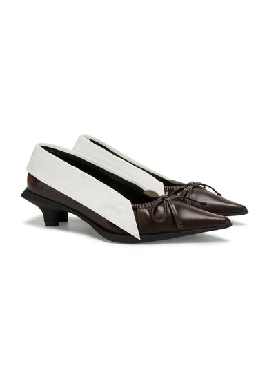 Bow Mule Heels Collar (Chocolate)-untitlab-APOC STORE