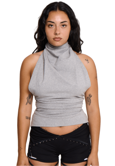 Halterneck - Grey-Karlaidlaw-APOC STORE