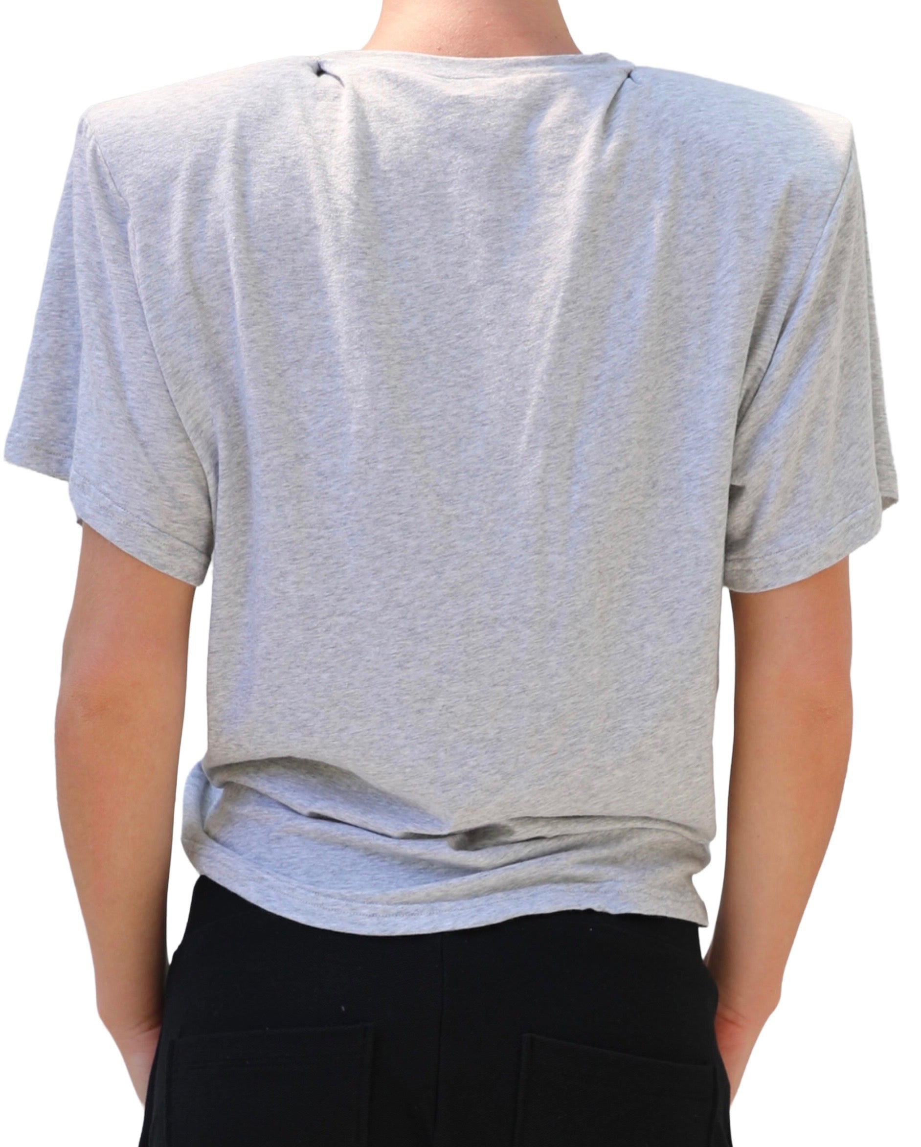 Scrunch T-Shirt - Grey Marle-Karlaidlaw-APOC STORE