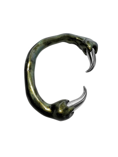 Green cuff with spikes-CASPER DIY-APOC STORE