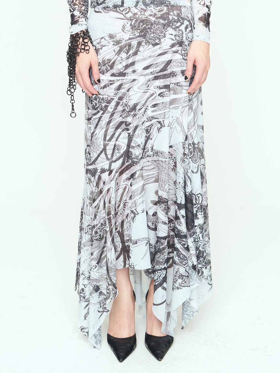 MOMO Asymmetric Skirt-JALACONDA-APOC STORE