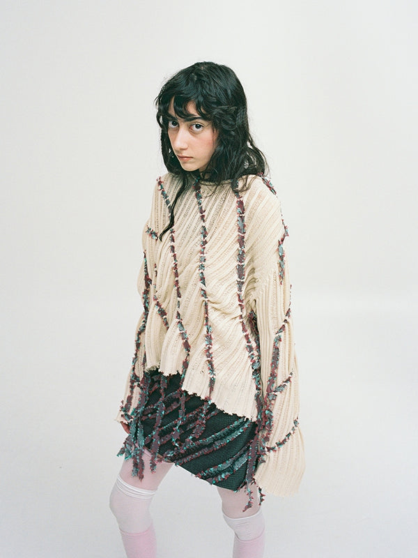 Sweater Upcycled-Nensi Avetisian-APOC STORE