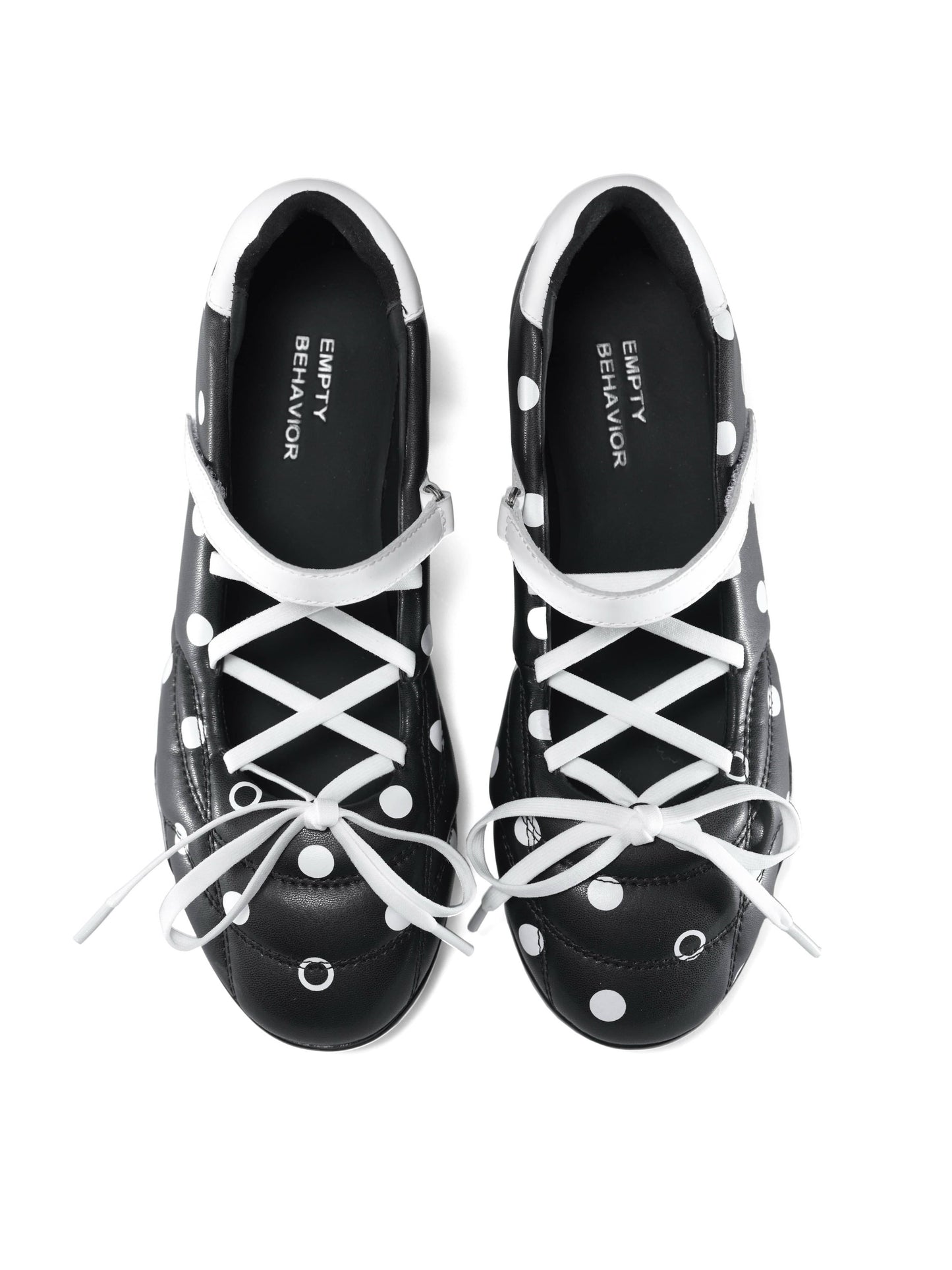 Polka Dot Sports Ballet Black-EMPTY BEHAVIOR-APOC STORE