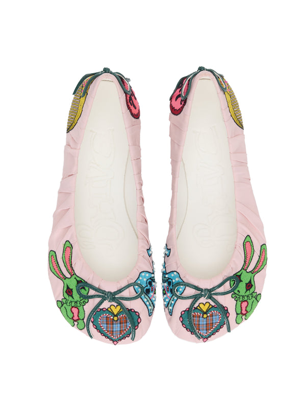 BAGGY BALLET FLATS BABY PINK-BHIVE-APOC STORE