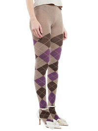 Classic Naomi Tights Pink and Brown-LAKRAS-APOC STORE