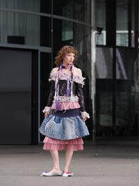 Super skinny scarf light purple-TATi-APOC STORE