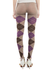Classic Naomi Tights Pink and Brown-LAKRAS-APOC STORE