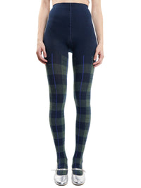 Classic Naomi Tights Pine Blue and Green-LAKRAS-APOC STORE