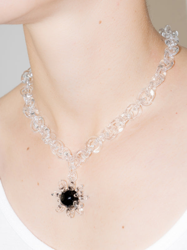 Amulet Necklace Black-Clara Schweers-APOC STORE