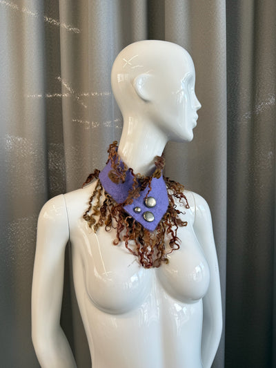 Felted Collar purple-TATi-APOC STORE