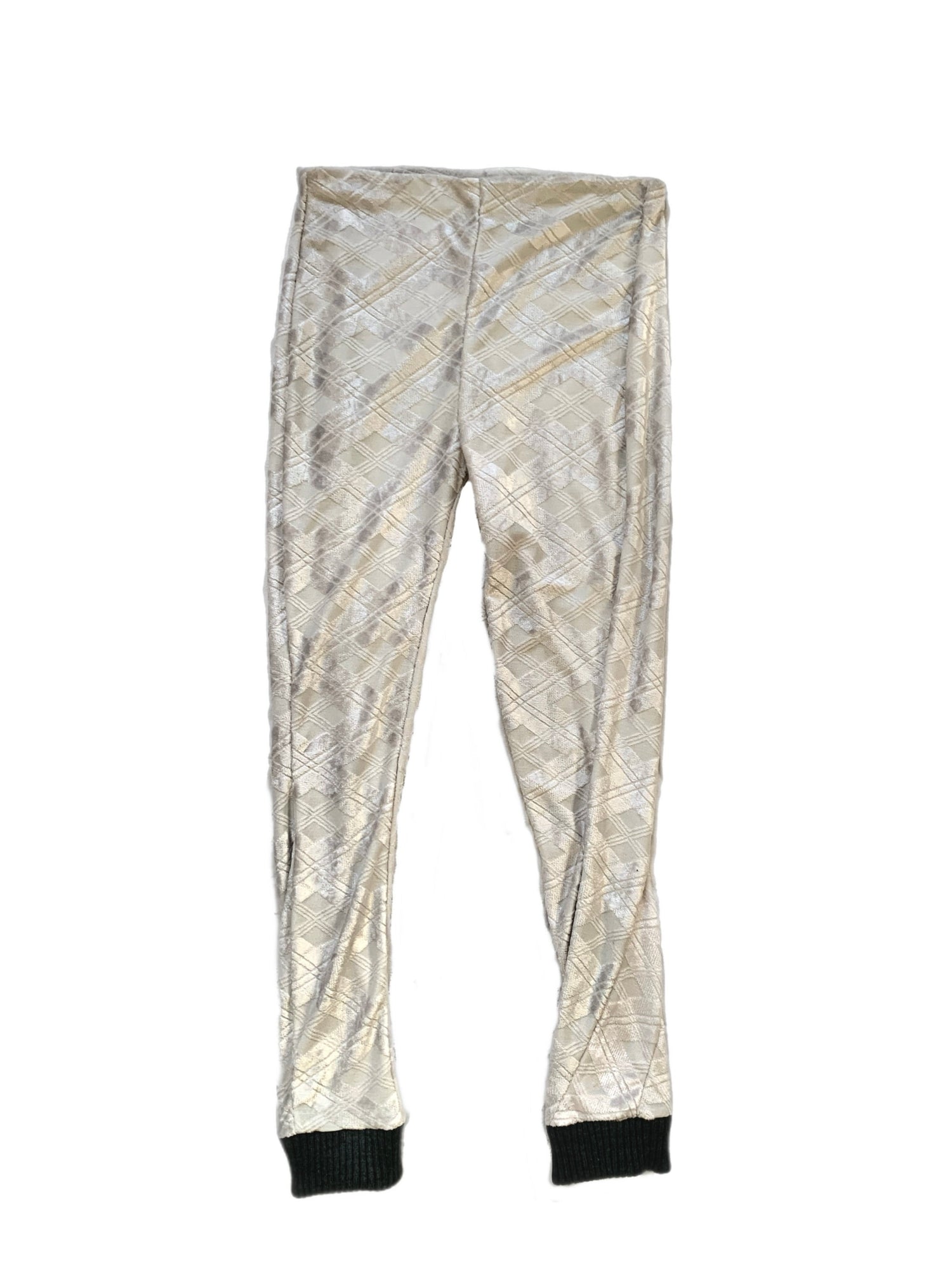 Contrast Cuff Leggings-Polyhedron-APOC STORE