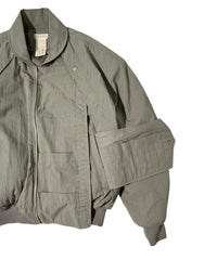 HIDDEN POCKET BLOUSON KHAKI GRAY-EGNARTS-APOC STORE