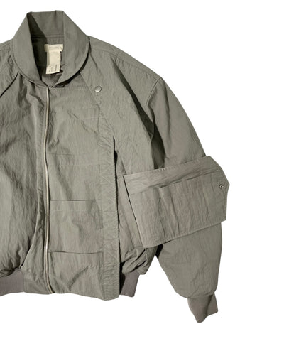 HIDDEN POCKET BLOUSON KHAKI GRAY-EGNARTS-APOC STORE