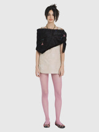 Mini Dress with Squares-Nensi Avetisian-APOC STORE