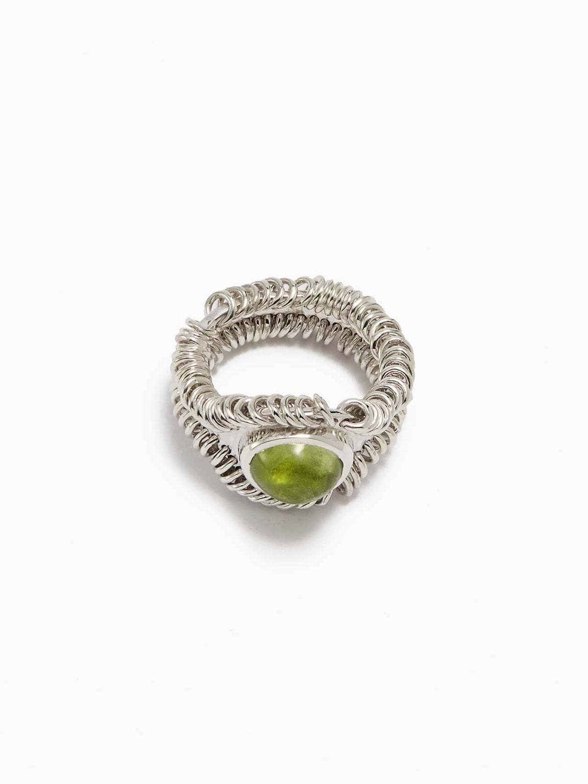 Barnacle Ring Small - Peridot-Zohra Rahman-APOC STORE