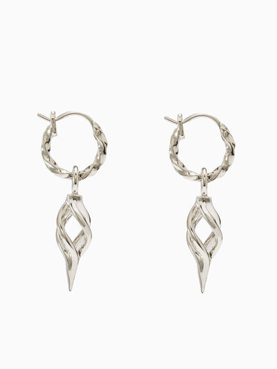 Rosette Earrings-Zohra Rahman-APOC STORE