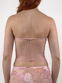 LACE TOP PINK-Lou de Bètoly-APOC STORE