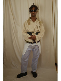 Double-Stripe PJ Pants-Polyhedron-APOC STORE