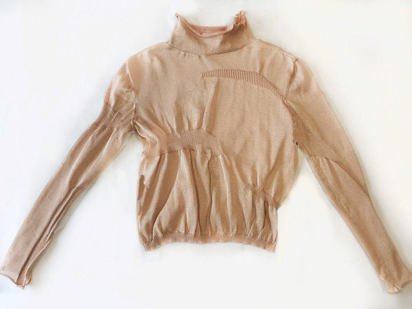 Scar Turtleneck Nude-Khanh Brice Nguyen-APOC STORE