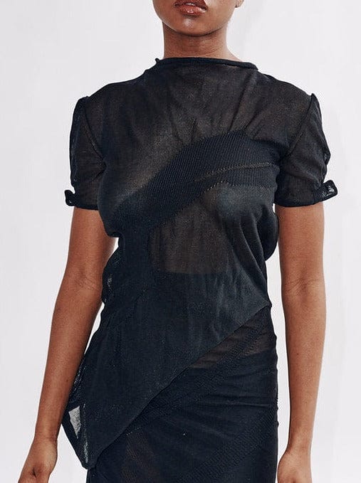 Scar T-Shirt - Black-Khanh Brice Nguyen-APOC STORE