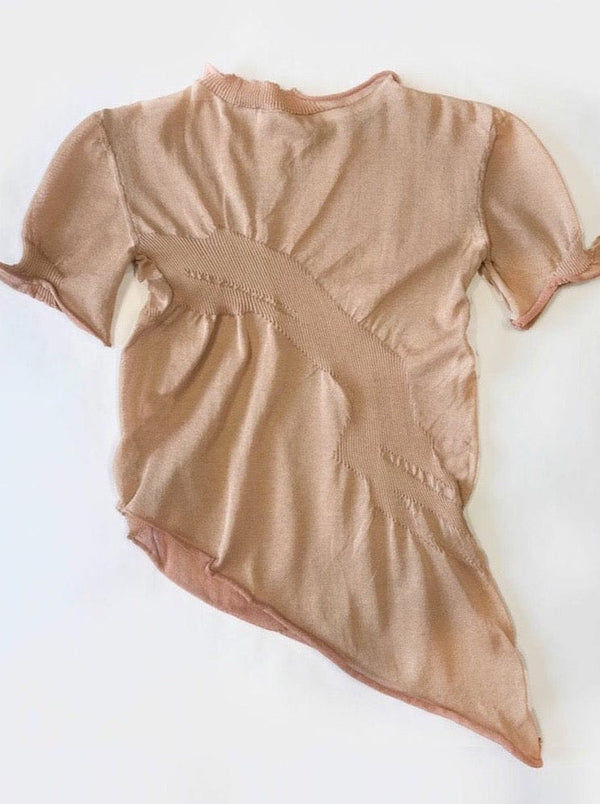 Scar T-shirt Nude-Khanh Brice Nguyen-APOC STORE