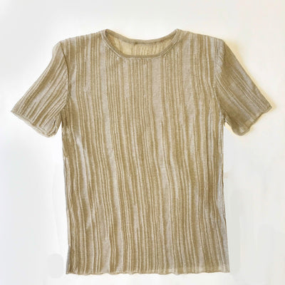 Rain T-Shirt - Beige-Khanh Brice Nguyen-APOC STORE