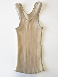 Monofilament Tank - Cream-Khanh Brice Nguyen-APOC STORE