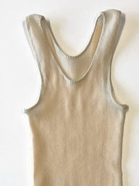 Monofilament Tank - Cream-Khanh Brice Nguyen-APOC STORE