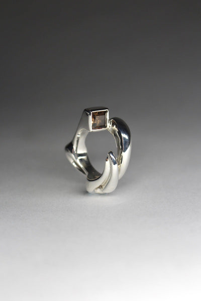 Carrion Ring Smoky Quartz-Rosie Grace Ward-APOC STORE