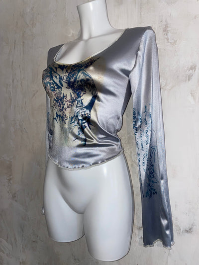 angel silver top-Snake Divine-APOC STORE