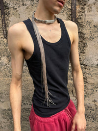 Dusty woven choker-TÔGENESIS-APOC STORE