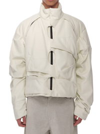 Snow Down Bomber Jacket-XIMONLEE-APOC STORE