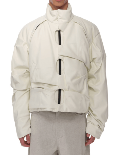 Snow Down Bomber Jacket-XIMONLEE-APOC STORE