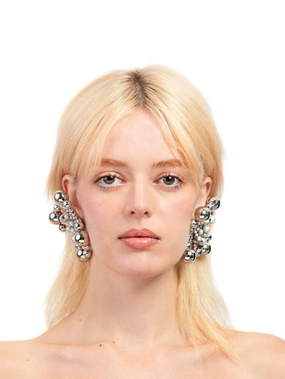 Candy Earrings - Silver/ Reflective Grey-1CONCEPT-APOC STORE