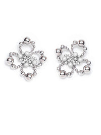 Candy Earrings - Silver/ Reflective Grey-1CONCEPT-APOC STORE