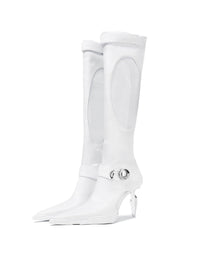 Swan Long Boot white-EMPTY BEHAVIOR-APOC STORE