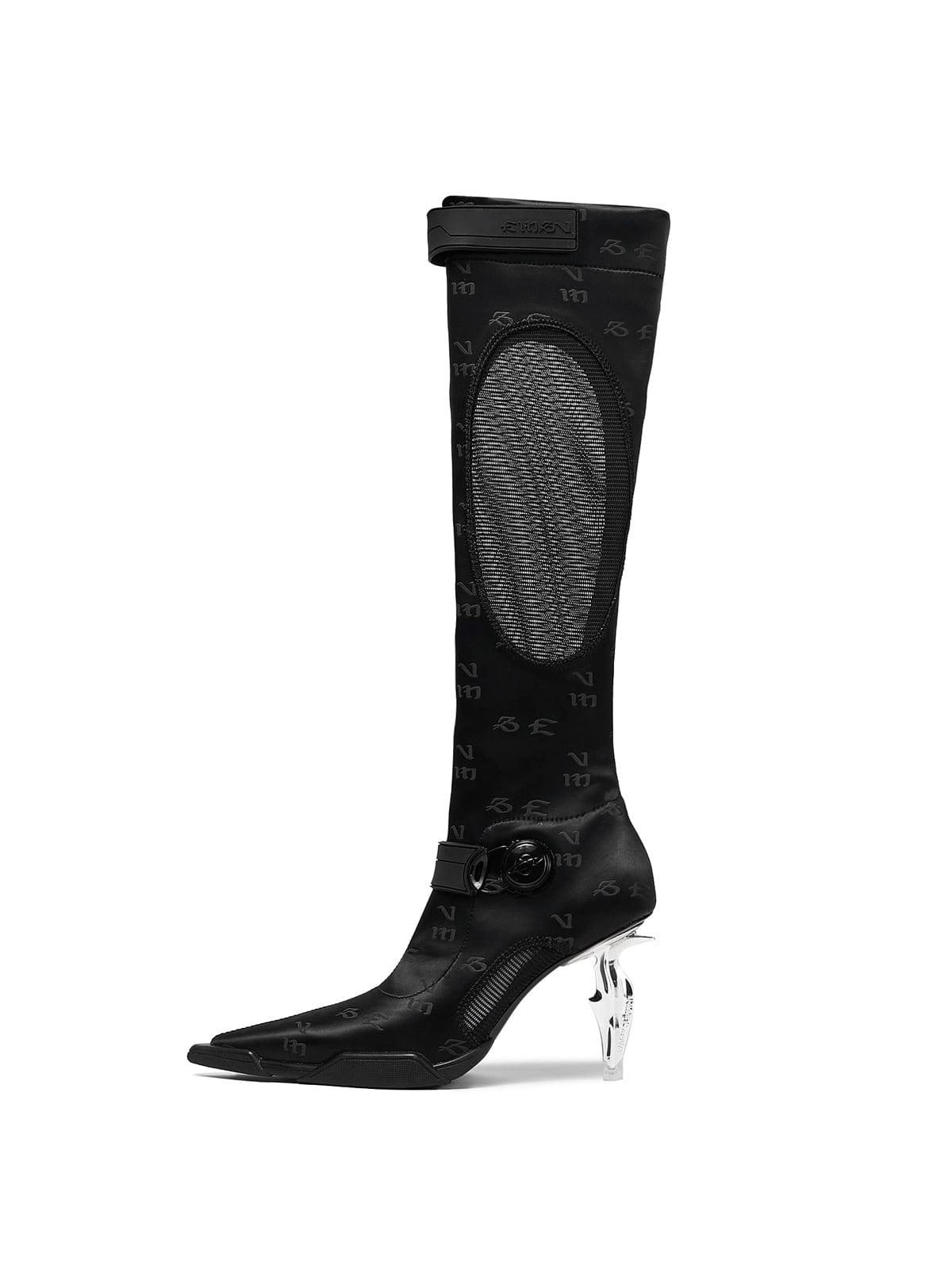 Swan Long Boot black-EMPTY BEHAVIOR-APOC STORE