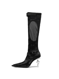 Swan Long Boot black-EMPTY BEHAVIOR-APOC STORE