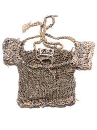 Recycled Silk Cropped Tee-VAISSEAU-APOC STORE