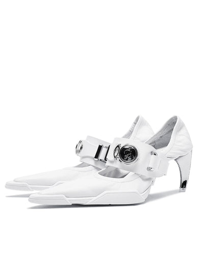 Blacksea Xiphodon Ballet High Heel White-EMPTY BEHAVIOR-APOC STORE