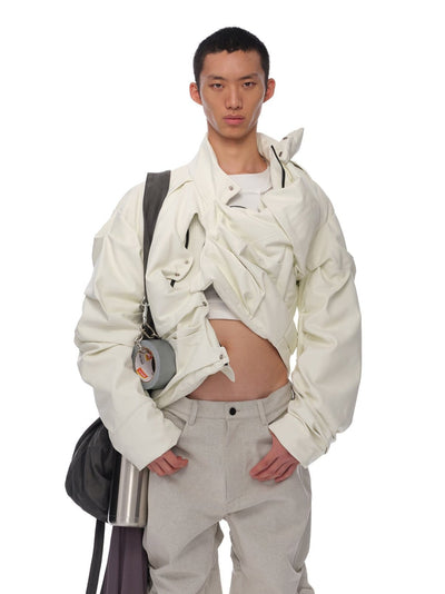 Snow Down Bomber Jacket-XIMONLEE-APOC STORE