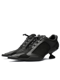 Chimera High Heel Sneaker Black-EMPTY BEHAVIOR-APOC STORE