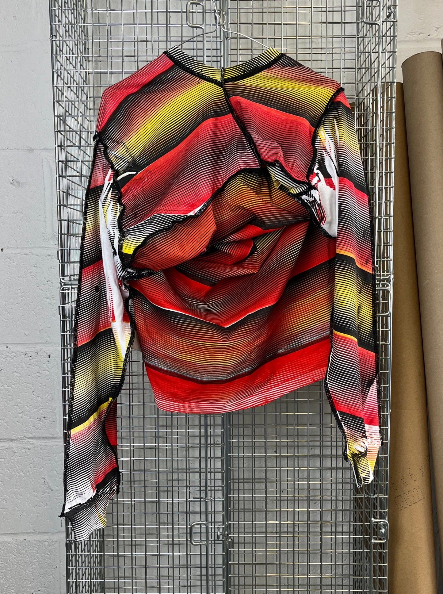 #1 LONG SLEEVE TWISTED STRIPE TOP-Pip Paz-Howlett-APOC STORE
